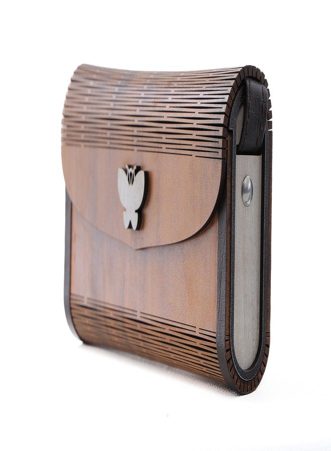 Ramview Stylish Fashionable Wooden Handbag with Detachable Strap Purse for Woman Rectangle Shape Wedding Party Ladies - Image 4